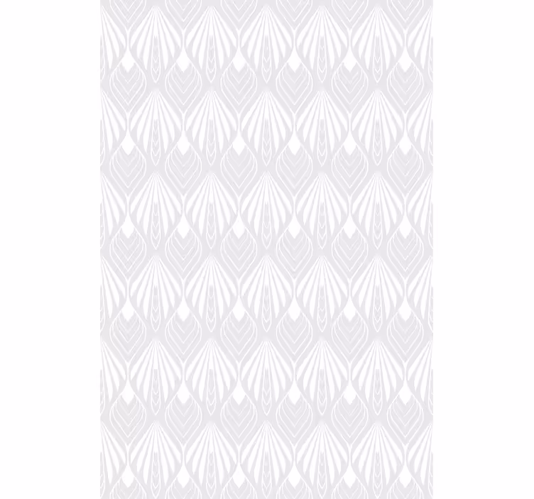 Blind grey white and grey leaves pattern - TenStickers