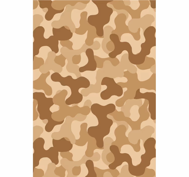 Roller blind beige abstract camo pattern - TenStickers