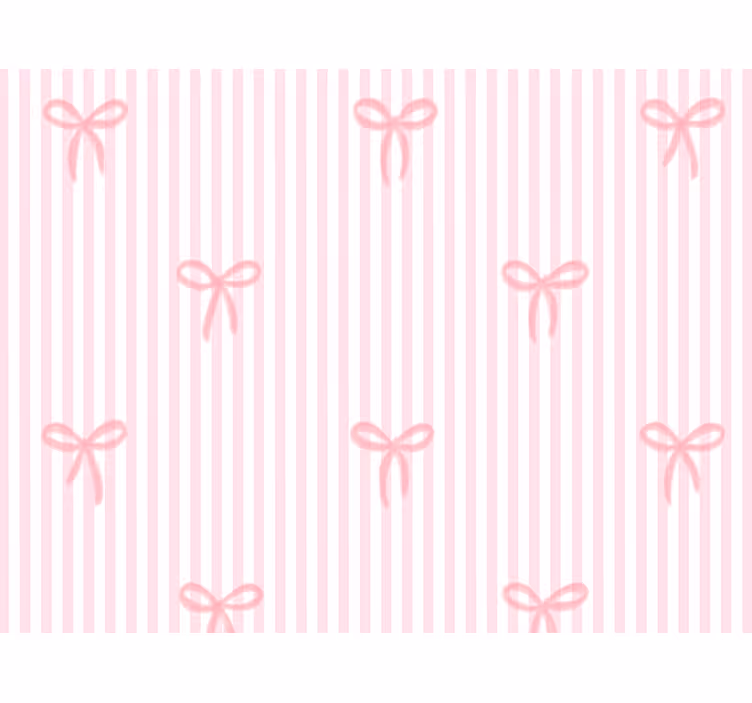 Roller blind pink with pink stripes and bows - TenStickers