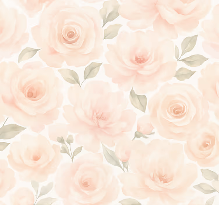 Roller blind pink pink peony vintage - TenStickers