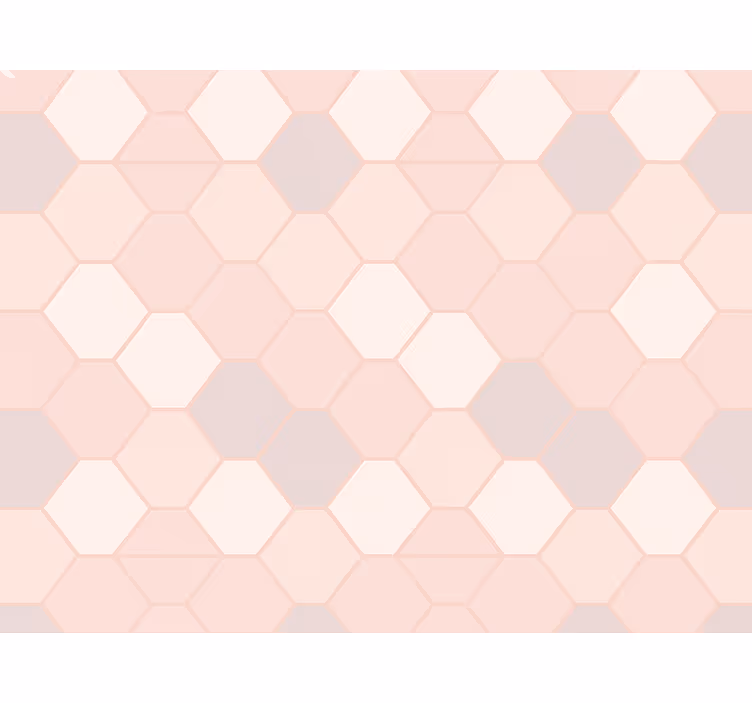 Roller blind pink modern abstract pink shapes - TenStickers