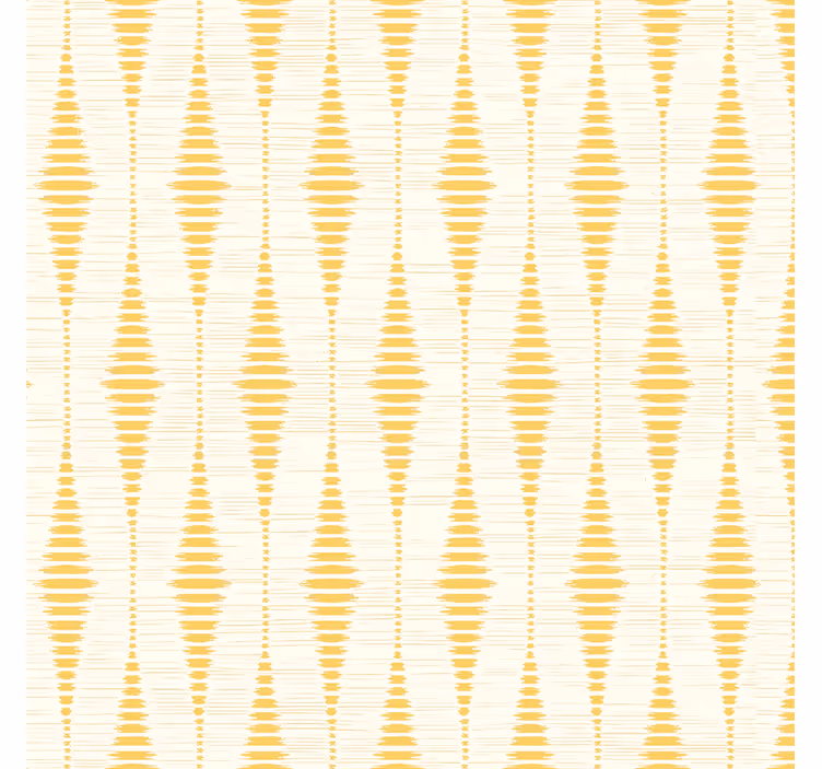 Yellow roller blind in yellow rabaul ikat design - TenStickers