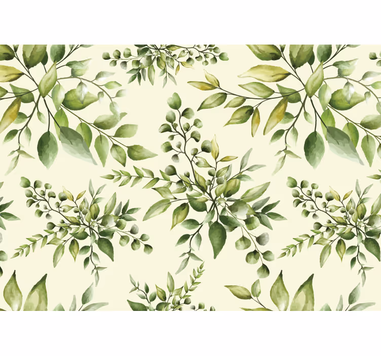 Tropical flourishing leaves blinds in a kitchen - TenStickers