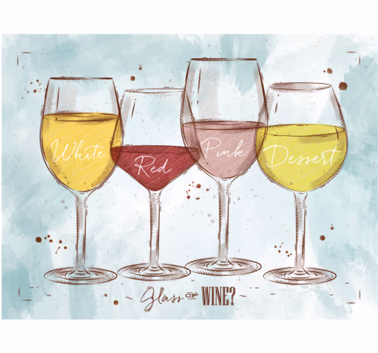 Rustic wine blinds in a kitchen - TenStickers