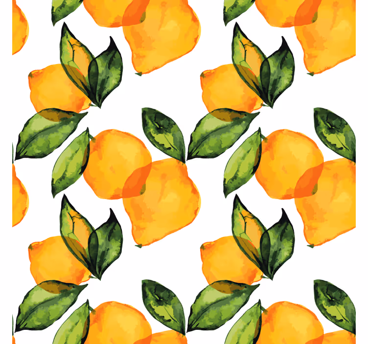 Blinds in a kitchen lemon mediterranean style - TenStickers