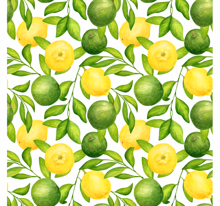 Lemons and limes blinds in a kitchen - TenStickers