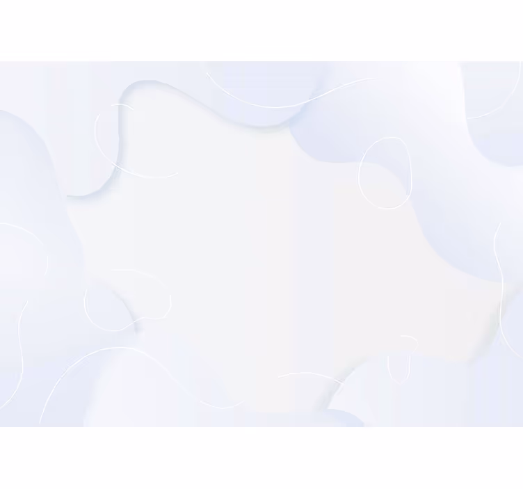 White roller blind with white abstract design - TenStickers