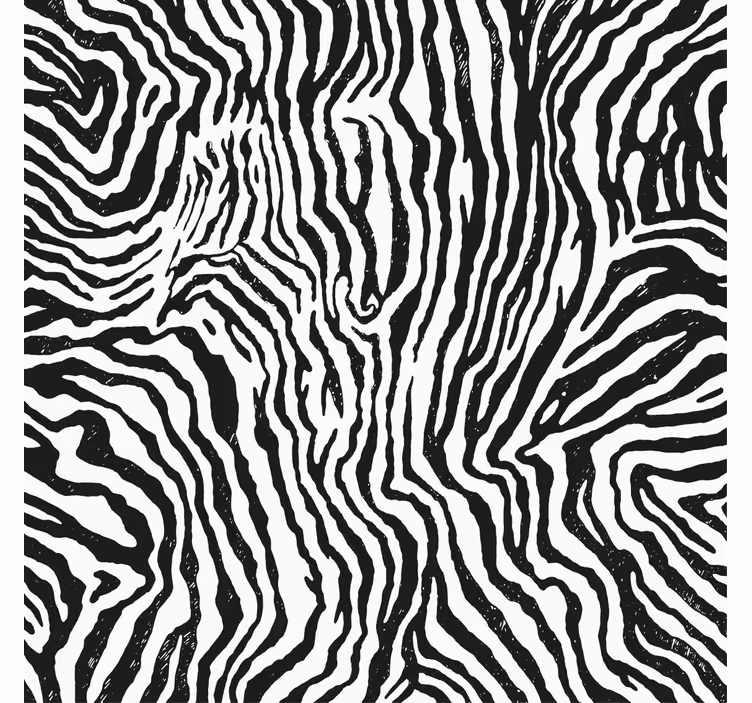 Living room blind with zebra pattern texture - TenStickers