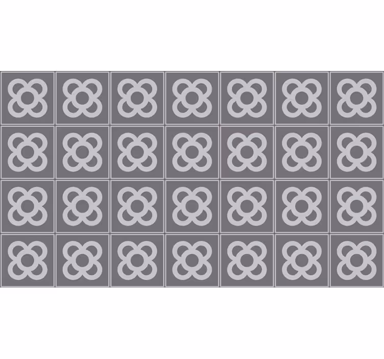 Blind grey barcelona tile design - TenStickers