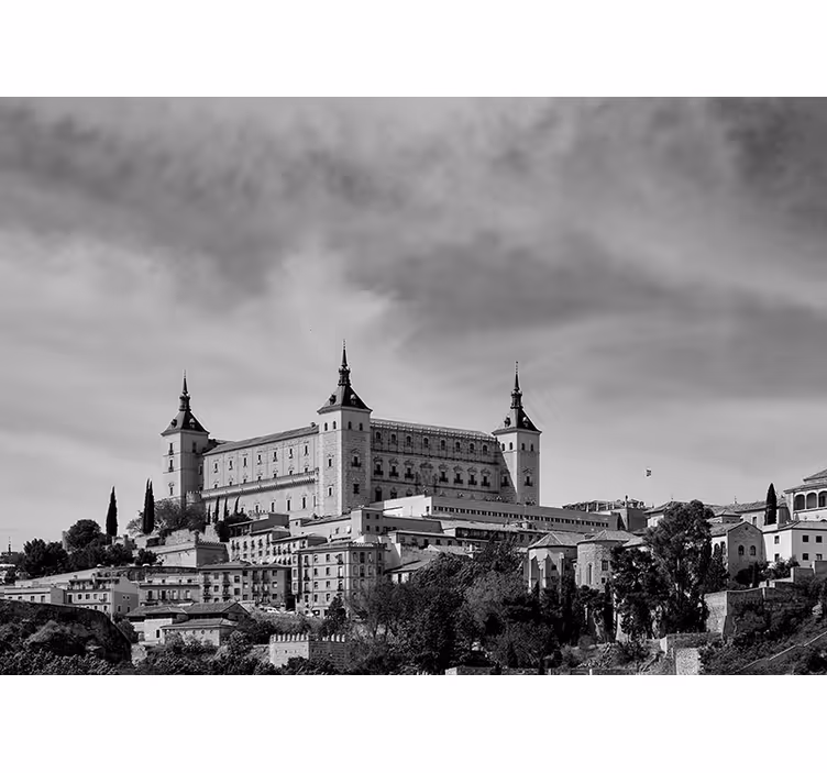 Blind grey toledo fortress - TenStickers