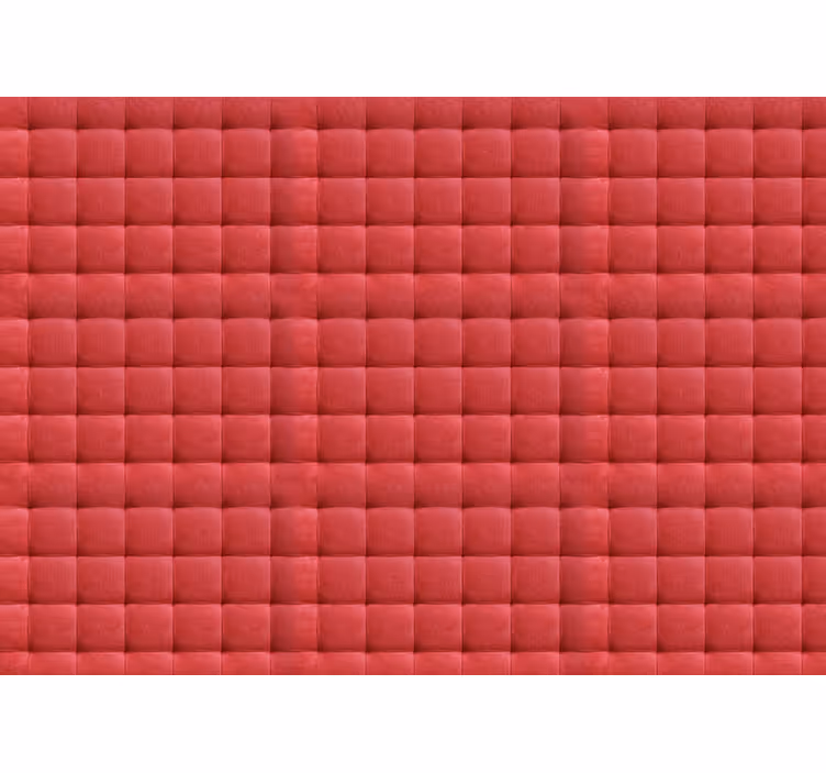 Blind red leather padding - TenStickers