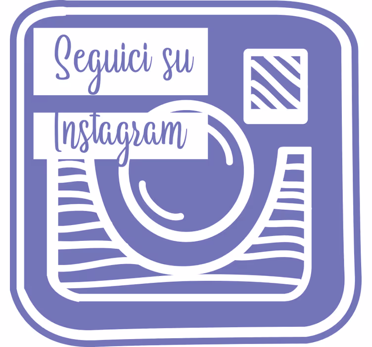 Roller blind purple our instagram promotion - TenStickers