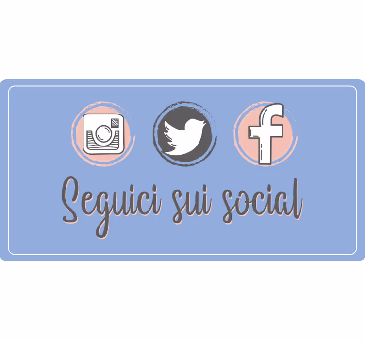Roller blind purple social media advertising - TenStickers