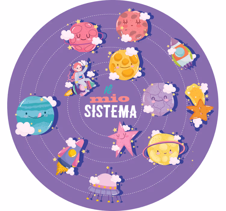 Roller blind purple my system - TenStickers