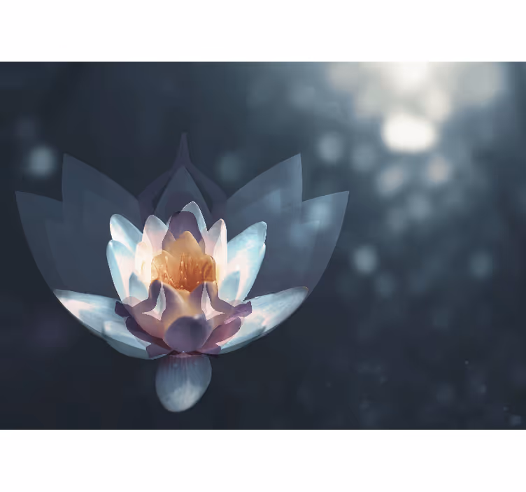 Living room blind for relaxing meditation background - TenStickers