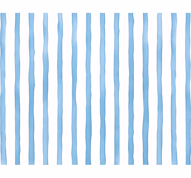 Blue blind in blue watercolor stripes - TenStickers