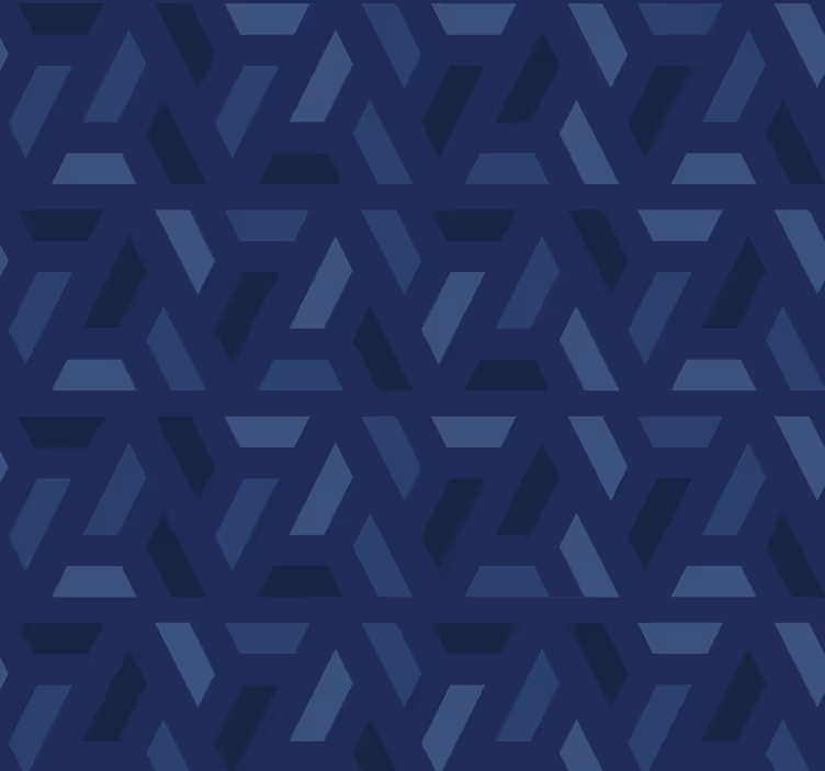 Blue blind with triangles pattern - TenStickers