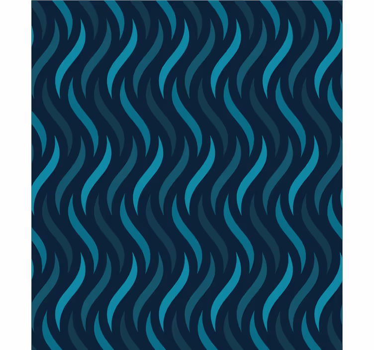 Blue blind with wavy texture design - TenStickers