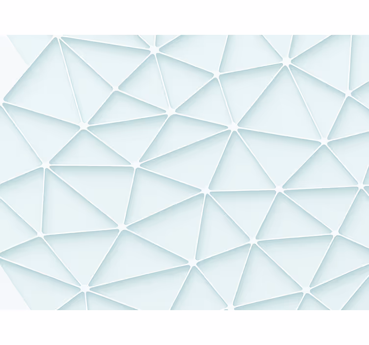Blue blind abstract triangle pattern - TenStickers
