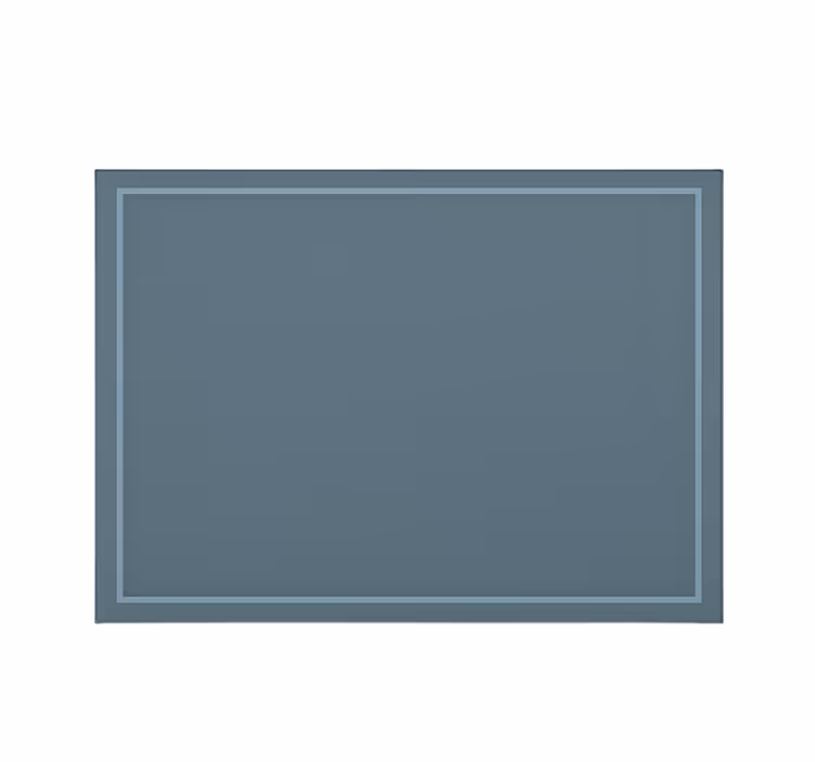 Blue blind with simple border design - TenStickers