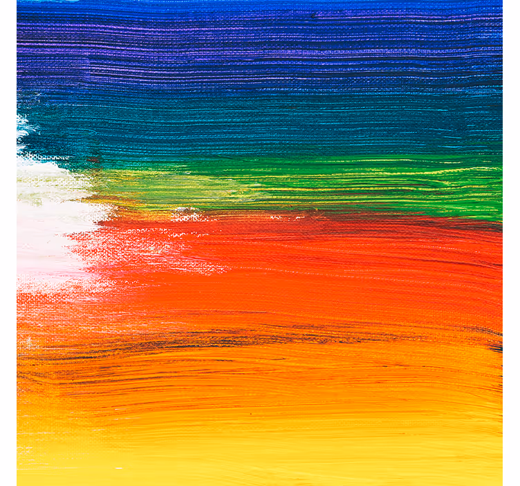 Living room blind in vibrant rainbow splash color - TenStickers