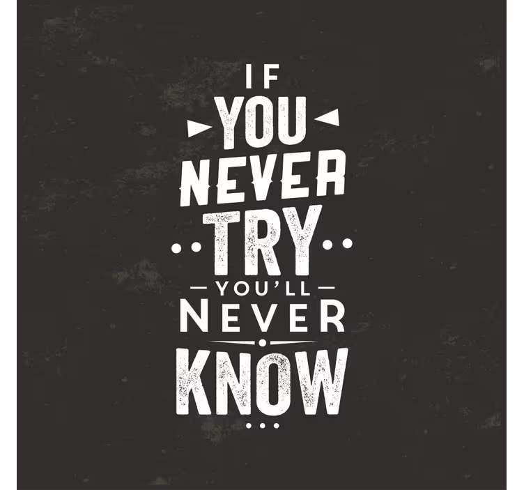 Living room blind - you won't know until you try - TenStickers