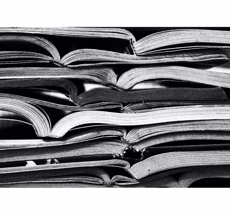 Open book living room blind - TenStickers