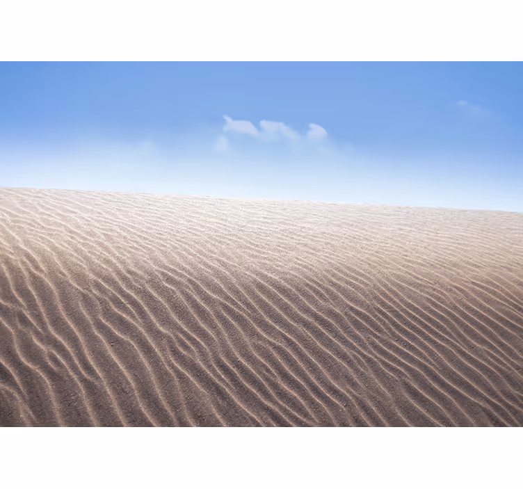 Living room blind lines on the desert sand - TenStickers