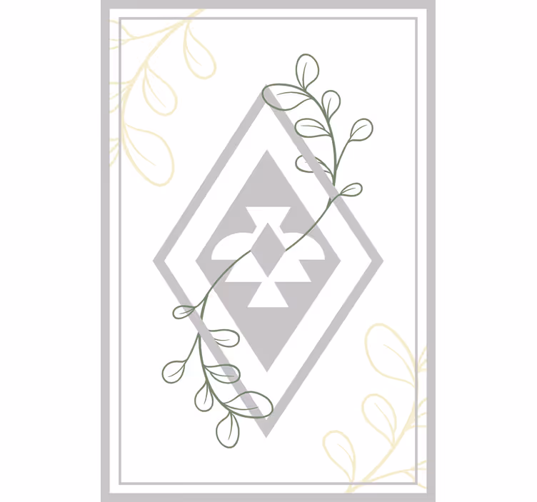 Living room blind anumka mapuche pattern - TenStickers