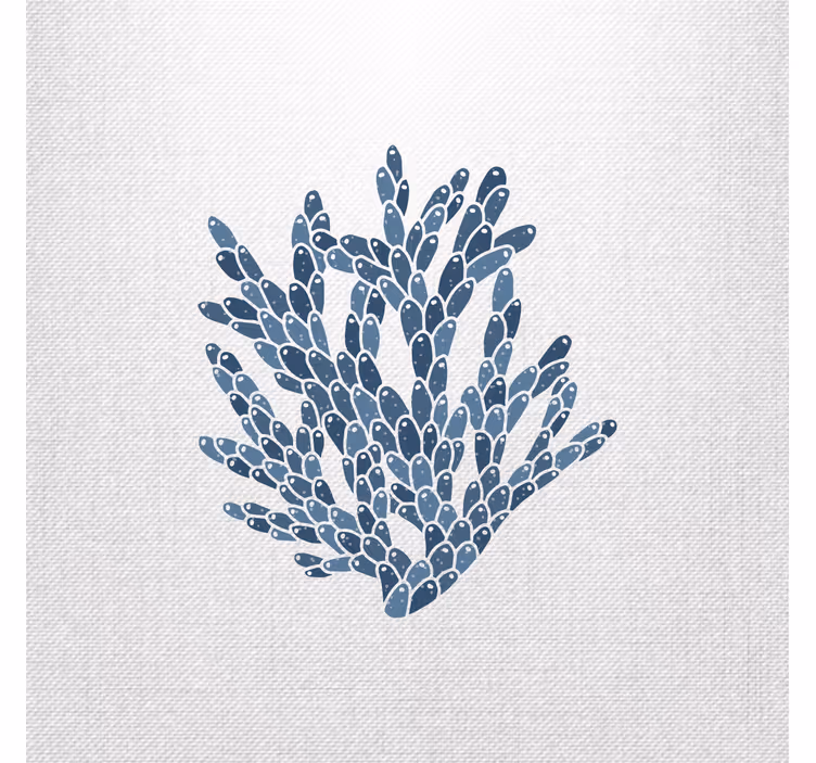 Living room blind in modern corals hampton style - TenStickers