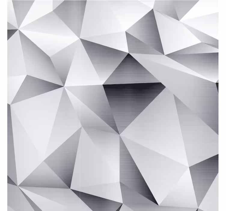 Living room blind with silver cosmic geometric pattern - TenStickers