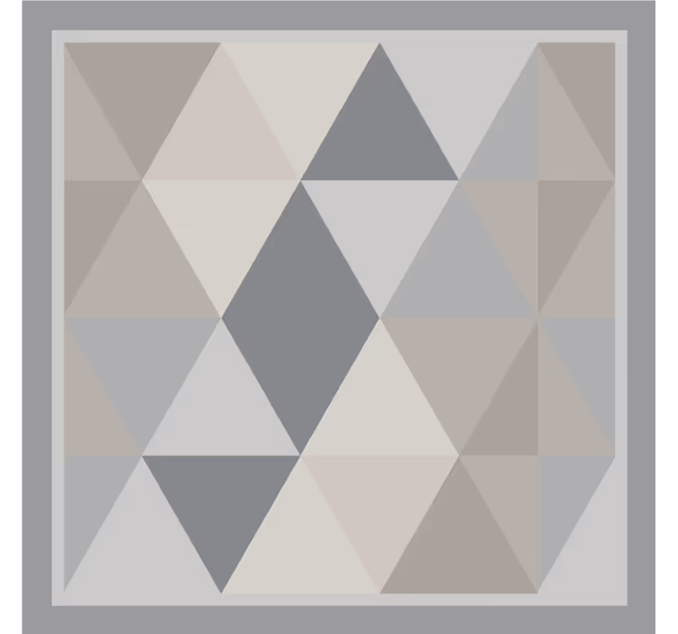 Blind grey gray pantone triangles - TenStickers