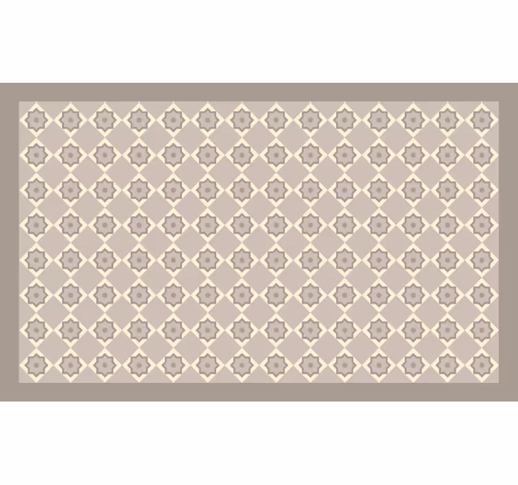 Roller blind beige cement beige tiles - TenStickers