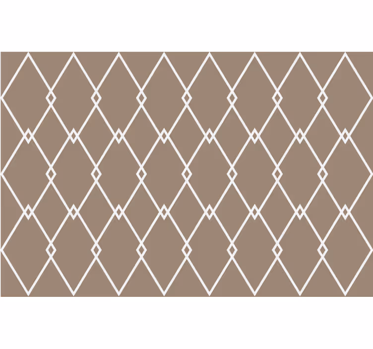 Roller blind beige kitchen geometric design - TenStickers