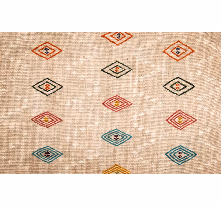 Roller blind beige with jogol eyes design - TenStickers