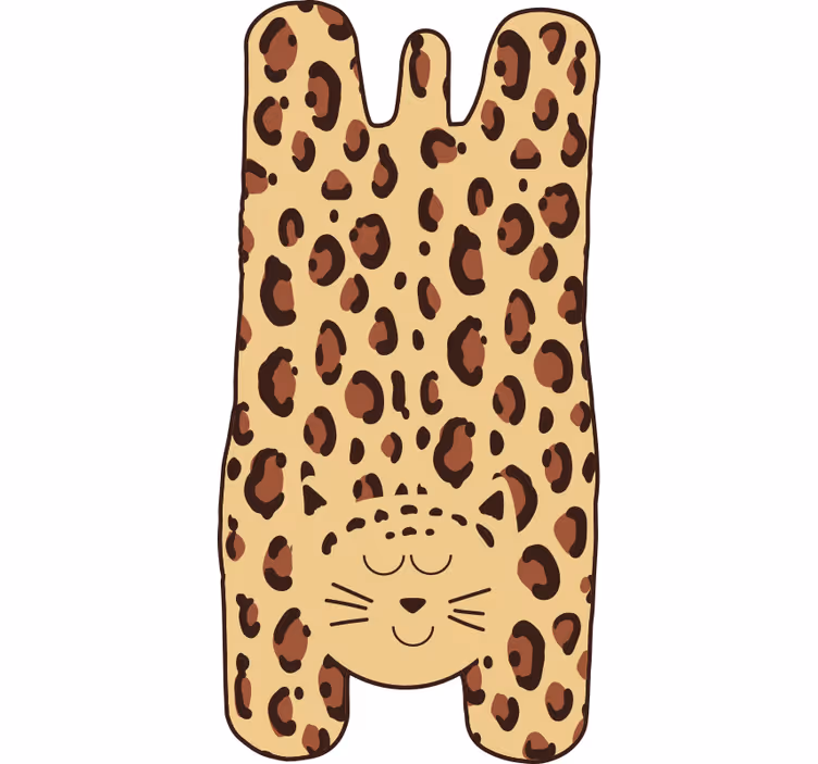 Kids cheetah roller blind beige - TenStickers