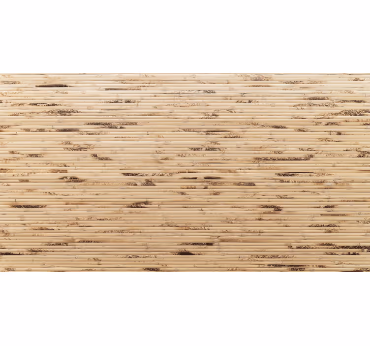 Roller blind beige with horizontal light brown slats - TenStickers