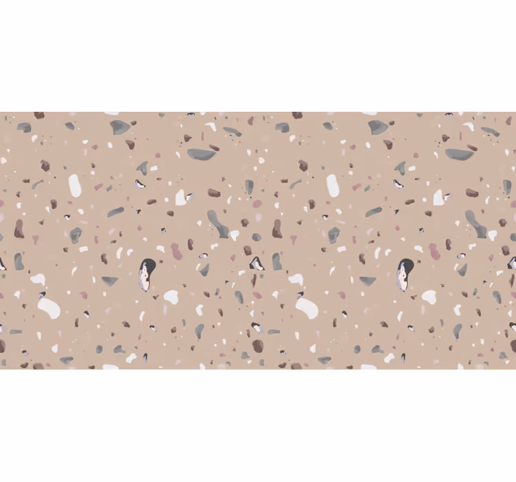 Roller blind beige with beige terrazzo pattern - TenStickers