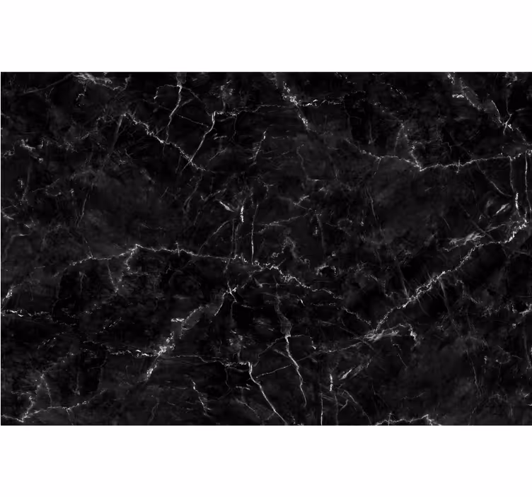 Bedroom blind in kitchen black marble - TenStickers