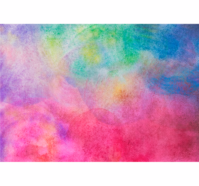 Bedroom blind in artistic colors - TenStickers