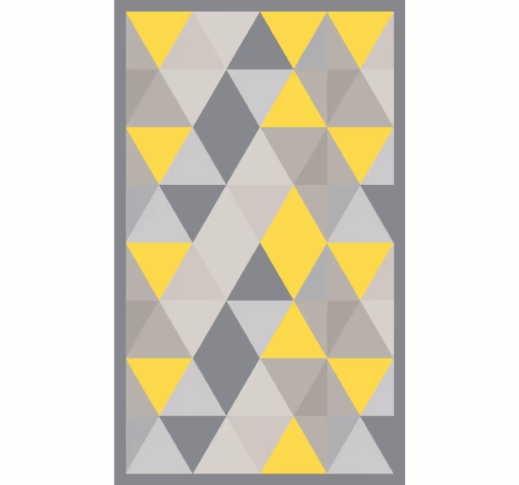 Bedroom blind in pantone triangle design - TenStickers