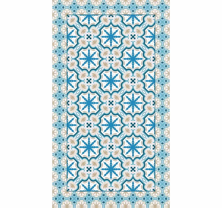 Bedroom blind blue and brown butterfly - TenStickers