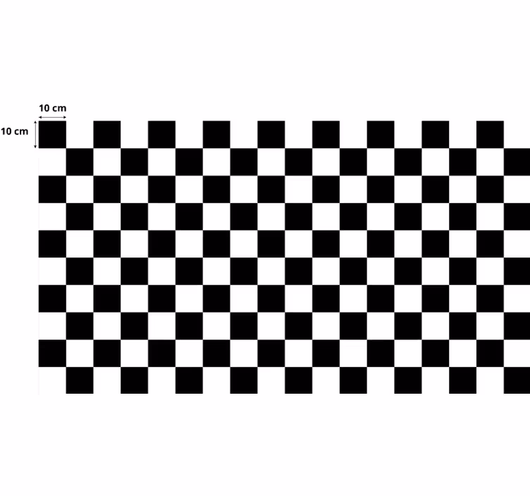 Chess board bedroom blind - TenStickers
