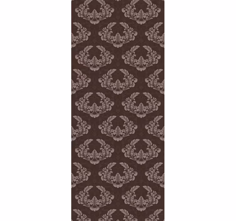 Vintage roller blind with timeless floral design - TenStickers