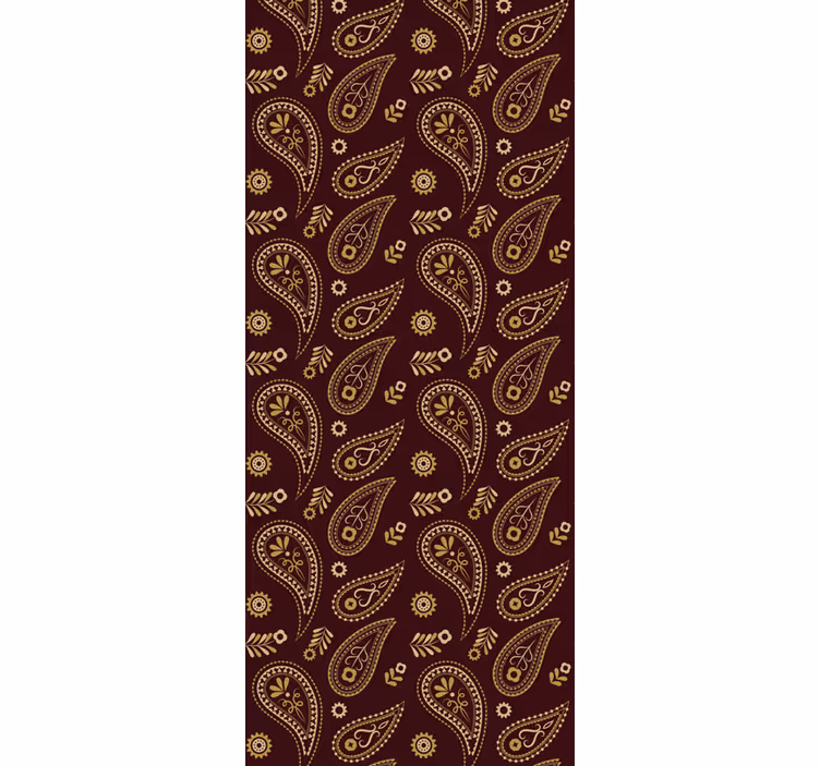 Vintage roller blind with traditional indian design - TenStickers