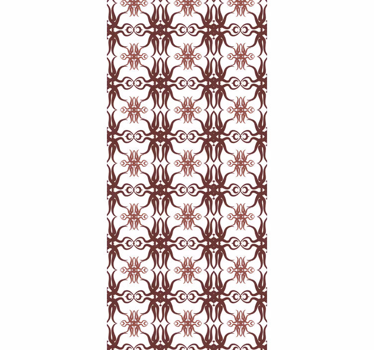 Vintage roller blind original damask design - TenStickers
