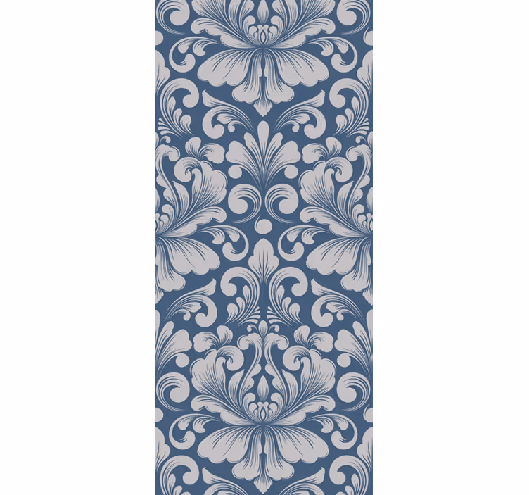 Vintage roller blind classic damask pattern - TenStickers