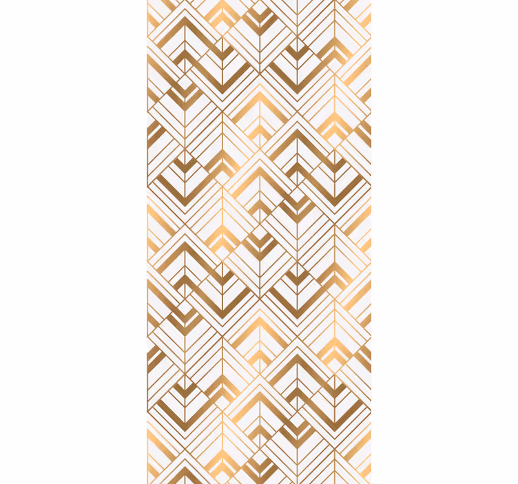 Vintage roller blind with diamond art decor pattern - TenStickers