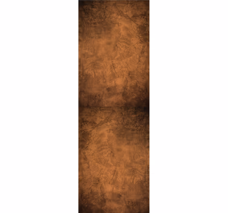 Vintage roller blind in rustic brown rectangle design - TenStickers