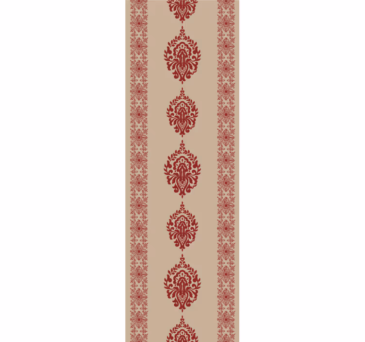 Vintage roller blind french provincial beige floral - TenStickers